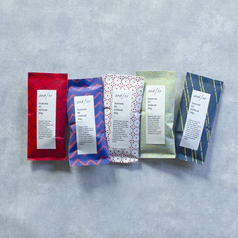 人気グラノーラの送料込お試しセット|グルテンフリー・無添加|アンドオア