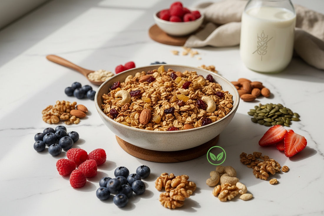 グラノーラでビーガン・グルテンフリー対応を