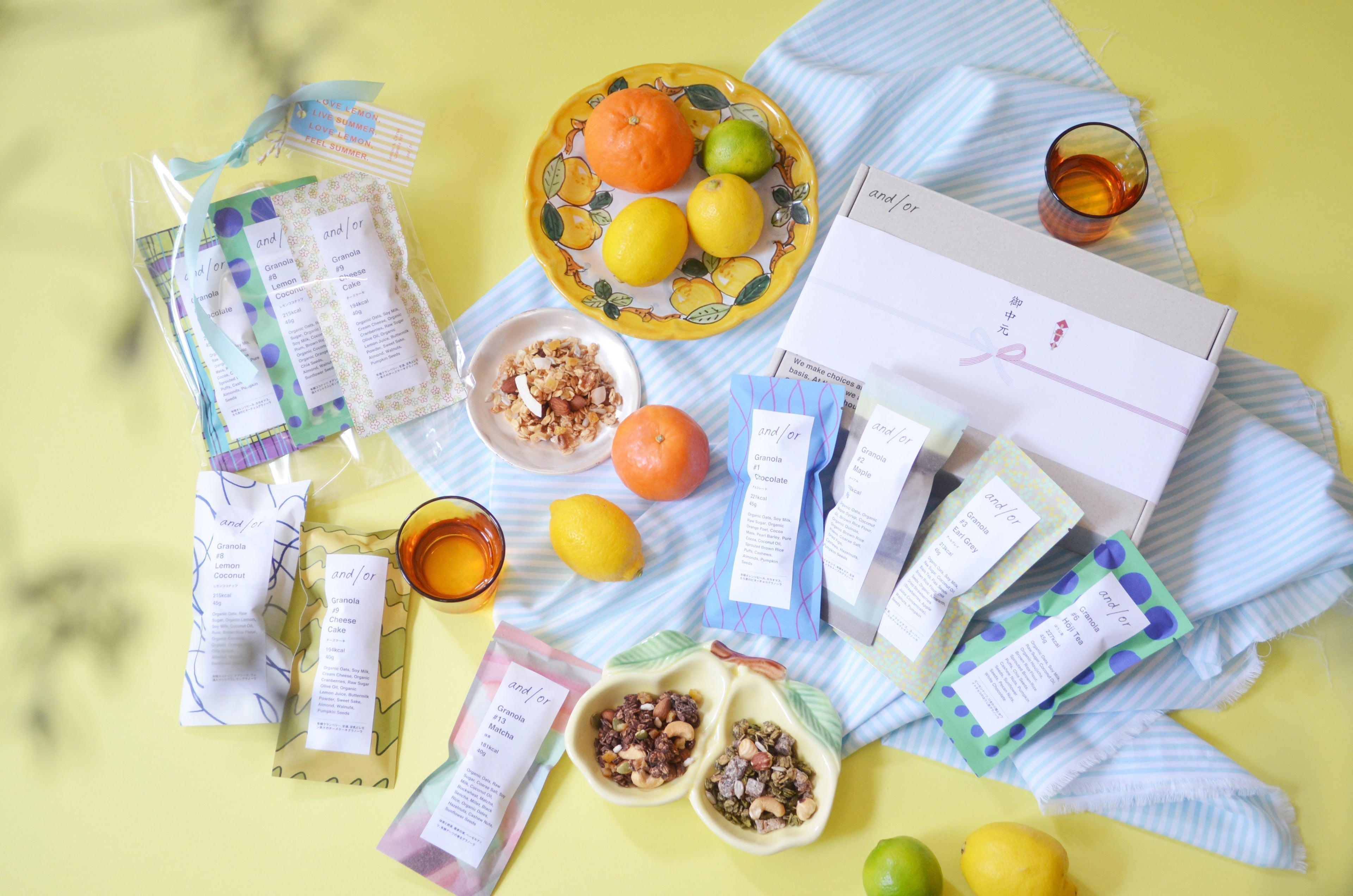 LOVE LEMON. LIVE SUMMER!! Lemon & Citrus Granola Set