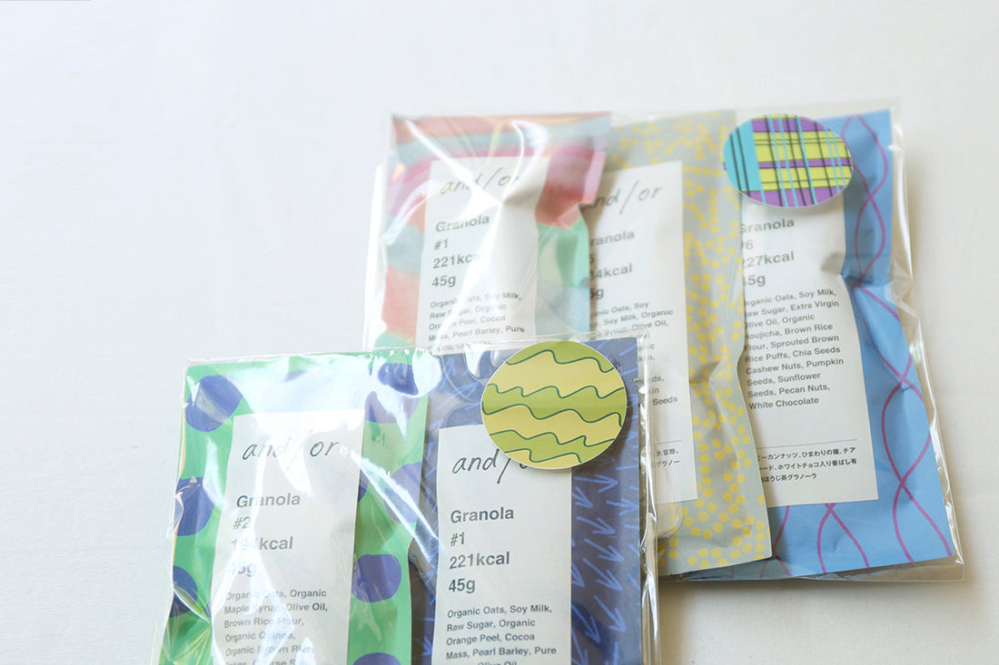 グルテンフリーのおしゃれなand/or Granolaのプチギフト