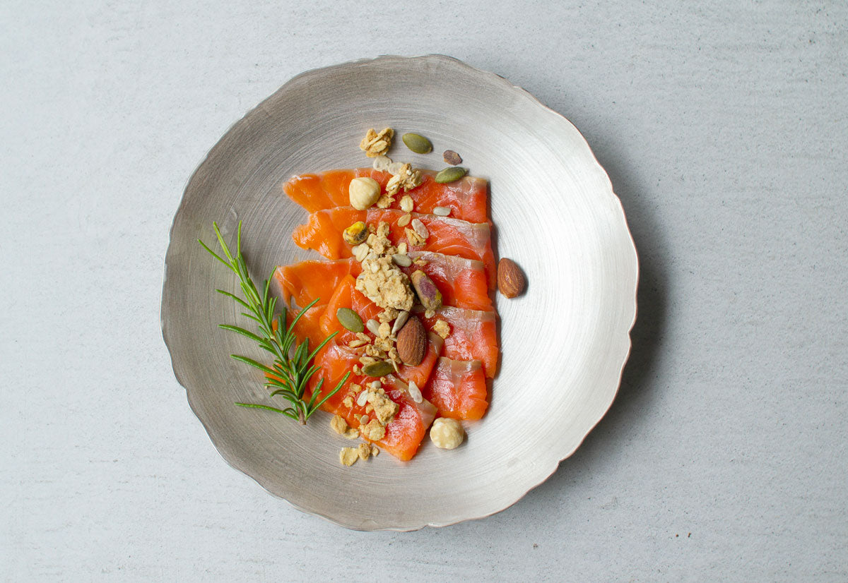 サーモンのローズマリーグラノーラトッピング