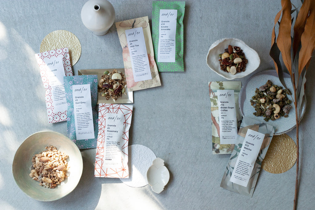 5個入り – WA Sakura Selection – 和の恵み5種 / Japanese Ingredients Granola Gift Set