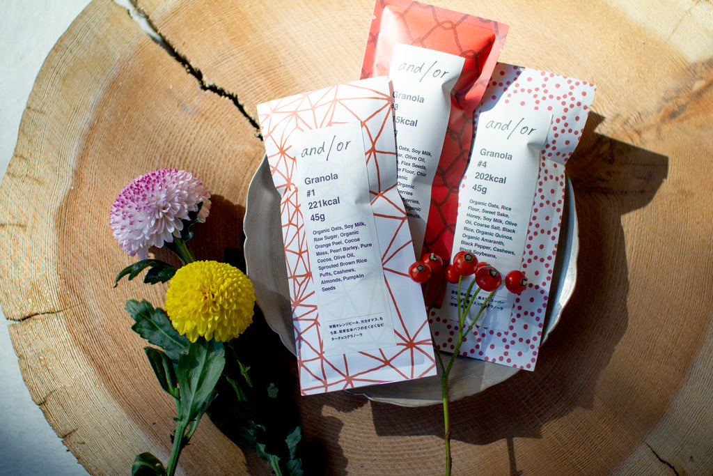 and/or 「GIFT SET」｜アンドオアグラノーラ