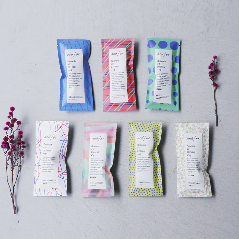 グラノーラ7個セット｜グルテンフリー・贈り物におすすめ｜アンドオア