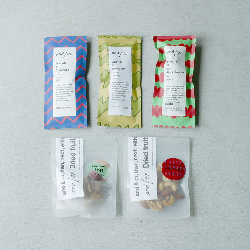 グラノーラ 3個＋有機ドライイチジク＋深煎り・無塩無油ミックスナッツギフトセット