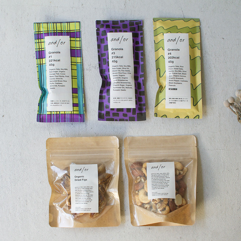 and/or 「GIFT SET」｜アンドオアグラノーラ