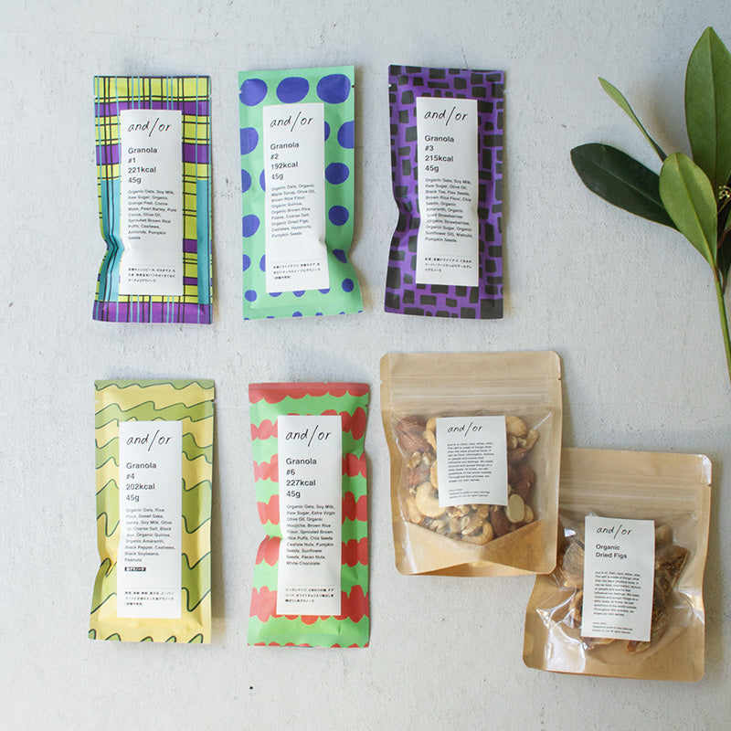 and/or 「GIFT SET」｜アンドオアグラノーラ