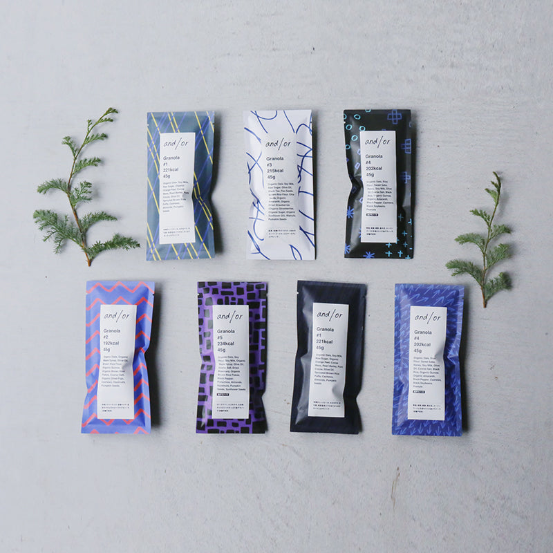 グラノーラ7個セット｜グルテンフリー・贈り物におすすめ｜アンドオア