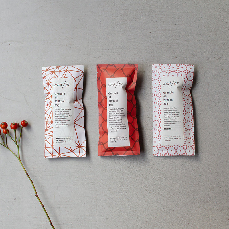 and/or 「GIFT SET」｜アンドオアグラノーラ