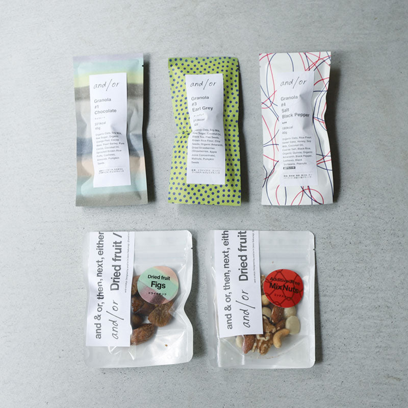 グルテンフリーグラノーラ 3個＋有機ドライイチジク＋深煎り・無塩無油ミックスナッツセット Granola Gift Set