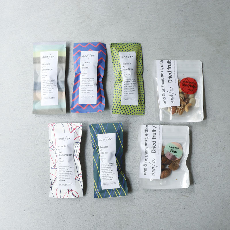 グルテンフリーグラノーラ 5個＋有機ドライイチジク＋深煎り・無塩無油ミックスナッツセット Granola Gift Set