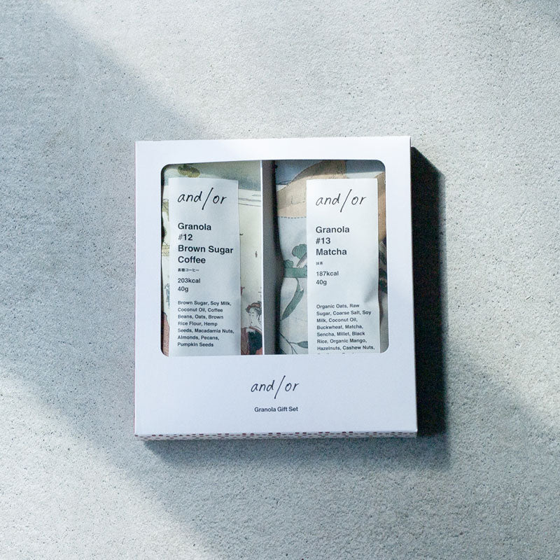 2個入り – WA Duo – 和のデュオ / Japanese Granola Gift Set