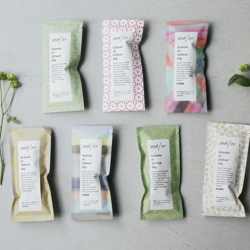 グラノーラ7個セット｜グルテンフリー・贈り物におすすめ｜アンドオア