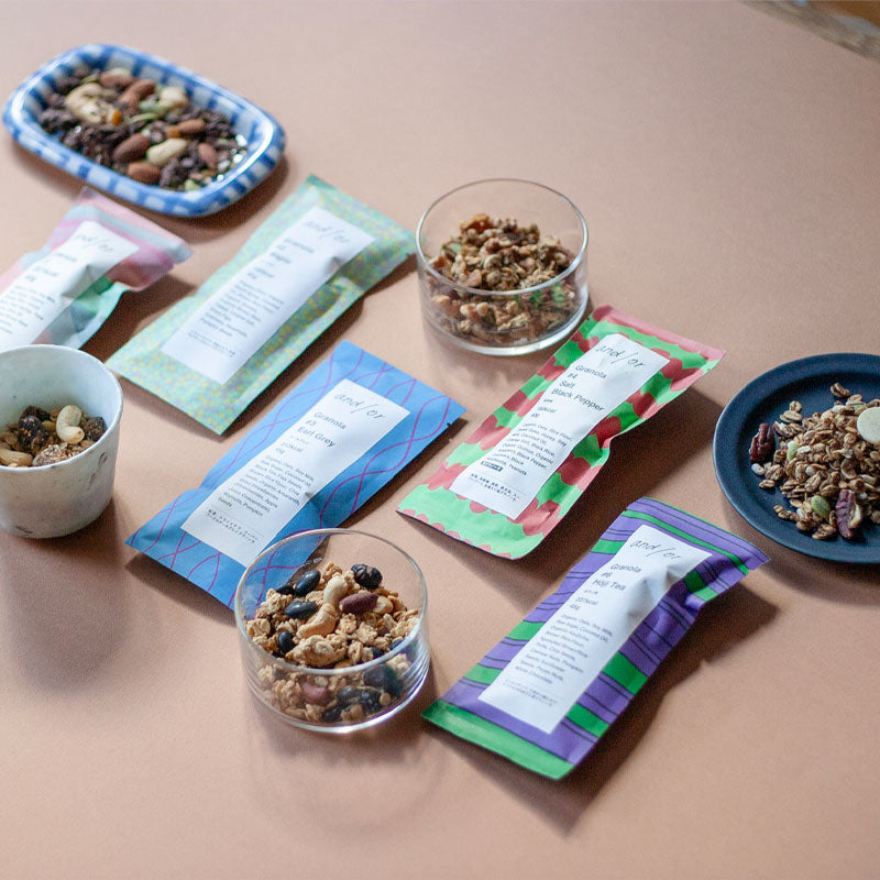 Starter グラノーラセット｜はじめてのand/or Granolaお試し5種（送料込）