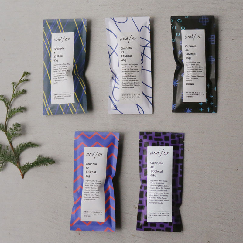 and/or 「GIFT SET」｜アンドオアグラノーラ