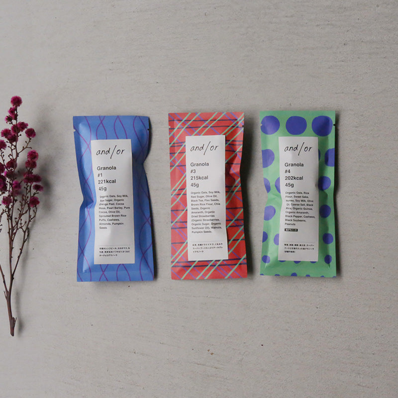 and/or 「GIFT SET」｜アンドオアグラノーラ